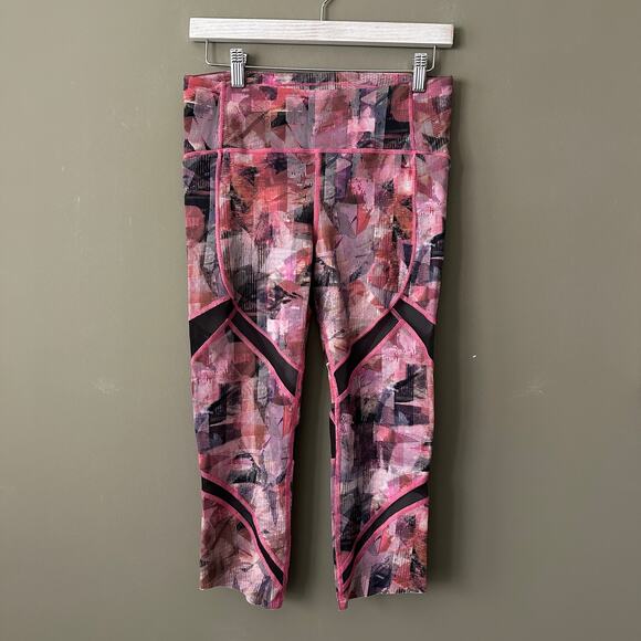 Lululemon On Pace 21” Crop Nulux - 8 Sun Dazed Multi Pink - Picture 3 of 6